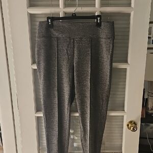NWT Nine West Gray Ponte Knit Pull-On Skinny Pants Leggings.     Sz 0X Short